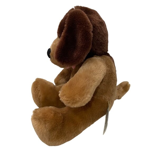Build a Bear Plush Dog 11" Brown Lot of 2 Puppy Hound Blep Super Soft Stuffed - Picture 7 of 11
